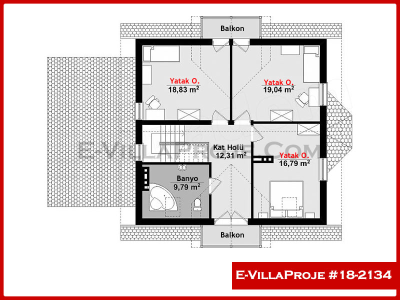 Ev Villa Proje #18 - 2134 Çelik Ev Projesi - Görsel 3
