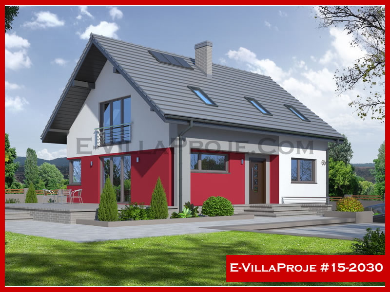 Ev Villa Proje #15 - 2030 Çelik Villa Projesi 3D Mimari Tasarımı