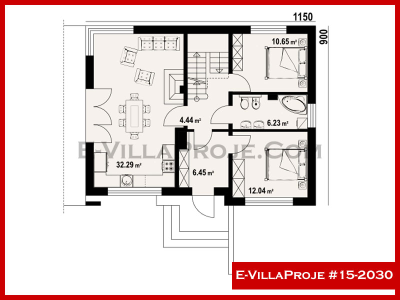 Ev Villa Proje #15 - 2030 Çelik Ev Projesi - Görsel 2