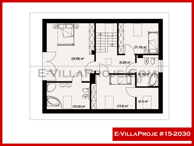 Ev Villa Proje #15 - 2030 Çelik Ev Projesi - Görsel 3