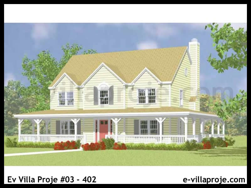 Ev Villa Proje #03 - 402 Çelik Villa Projesi 3D Mimari Tasarımı