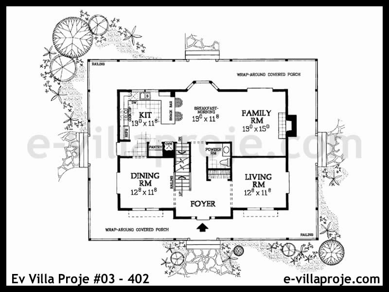 Ev Villa Proje #03 - 402 Çelik Ev Projesi - Görsel 2