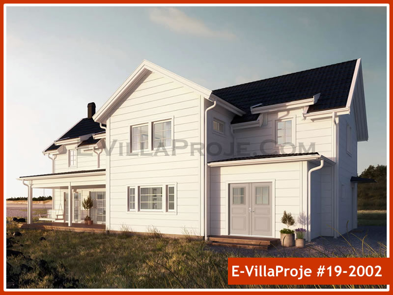 Ev Villa Proje #19 - 2002 Çelik Villa Modeli ve 3D Tasarımı
