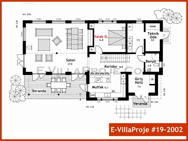 Ev Villa Proje #19 - 2002 Çelik Ev Projesi - Görsel 2