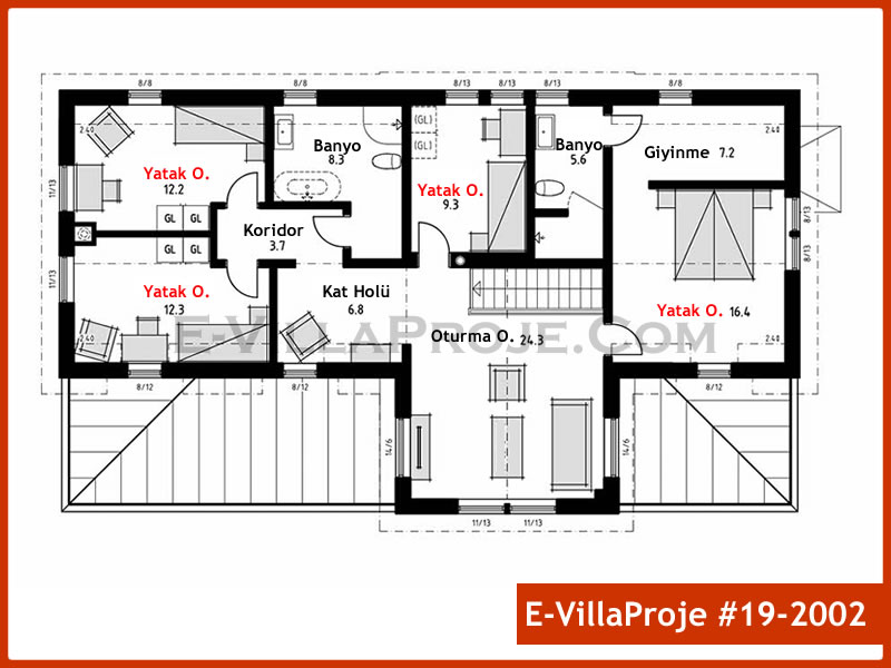 Ev Villa Proje #19 - 2002 Çelik Ev Projesi - Görsel 3