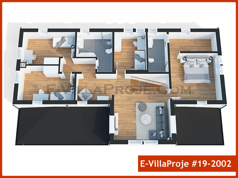 Ev Villa Proje #19 - 2002 Çelik Ev Projesi - Görsel 8