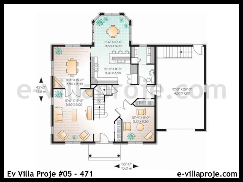 Ev Villa Proje #05 - 471 Çelik Ev Projesi - Görsel 2