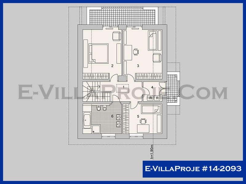 Ev Villa Proje #14 - 2093 Çelik Ev Projesi - Görsel 3