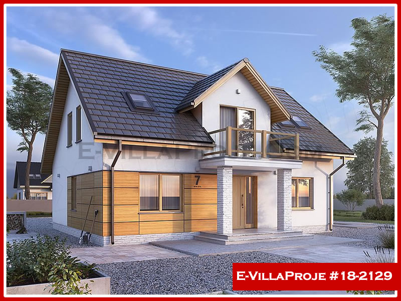 Ev Villa Proje #18 - 2129 Çelik Villa Modeli ve 3D Tasarımı