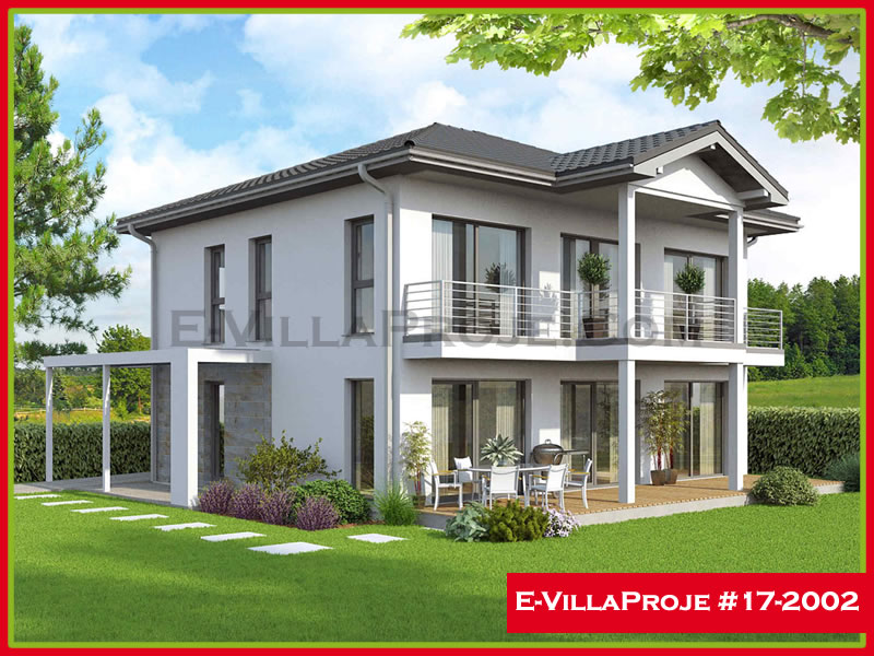 Ev Villa Proje #17 - 2002 Çelik Villa Modeli ve 3D Tasarımı