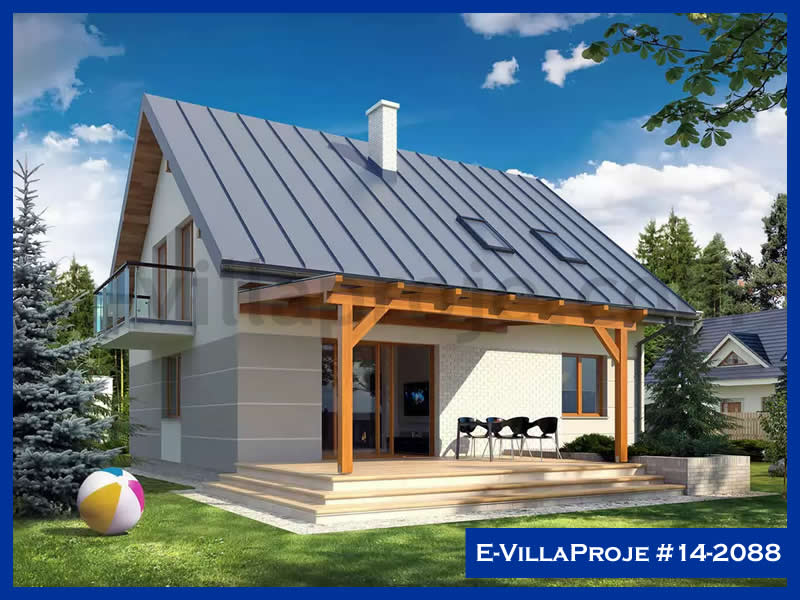 Ev Villa Proje #14 - 2088 Çelik Villa Modeli ve 3D Tasarımı