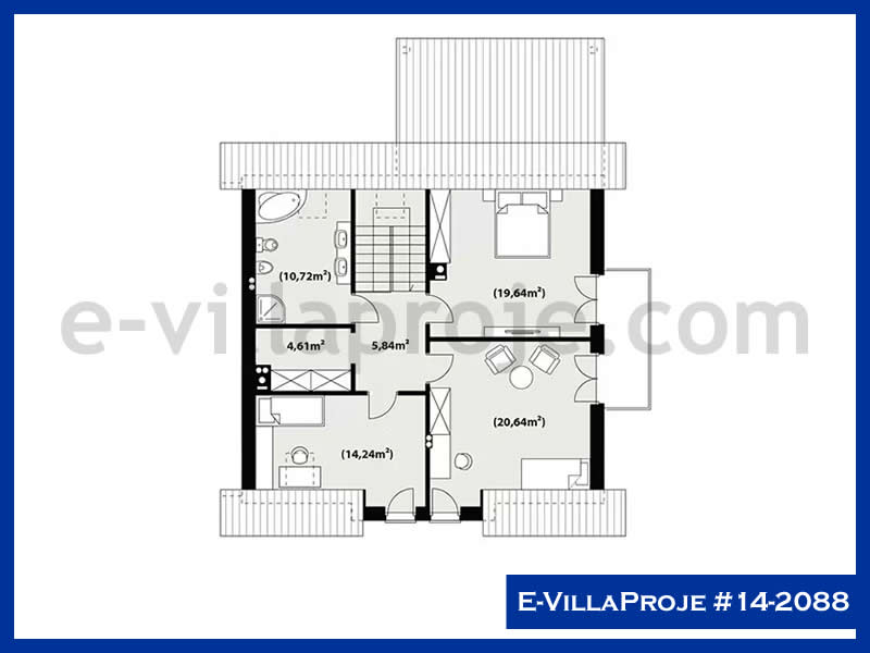 Ev Villa Proje #14 - 2088 Çelik Ev Projesi - Görsel 3
