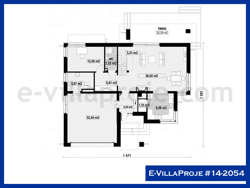 Ev Villa Proje #14 - 2054 Çelik Ev Projesi - Görsel 2