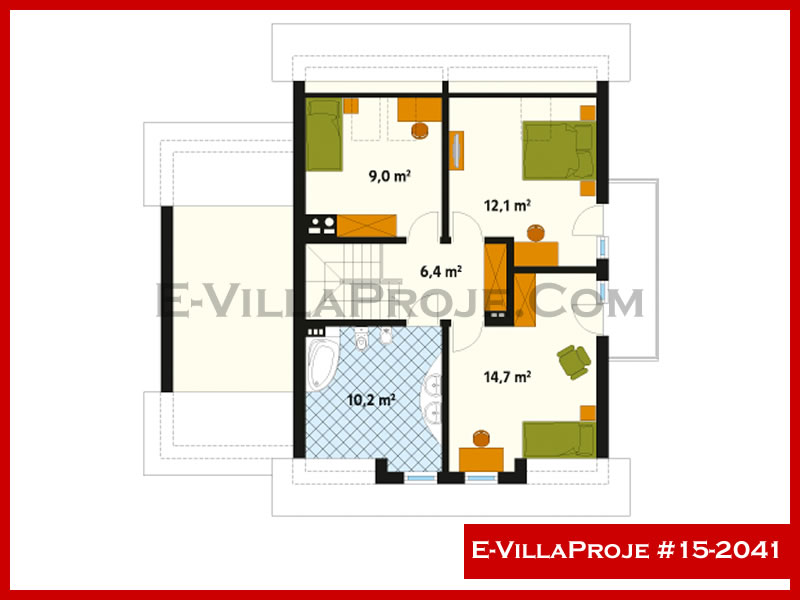 Ev Villa Proje #15 - 2041 Çelik Ev Projesi - Görsel 3