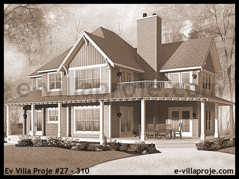 Ev Villa Proje #27 - 310 Çelik Ev Projesi - Görsel 4