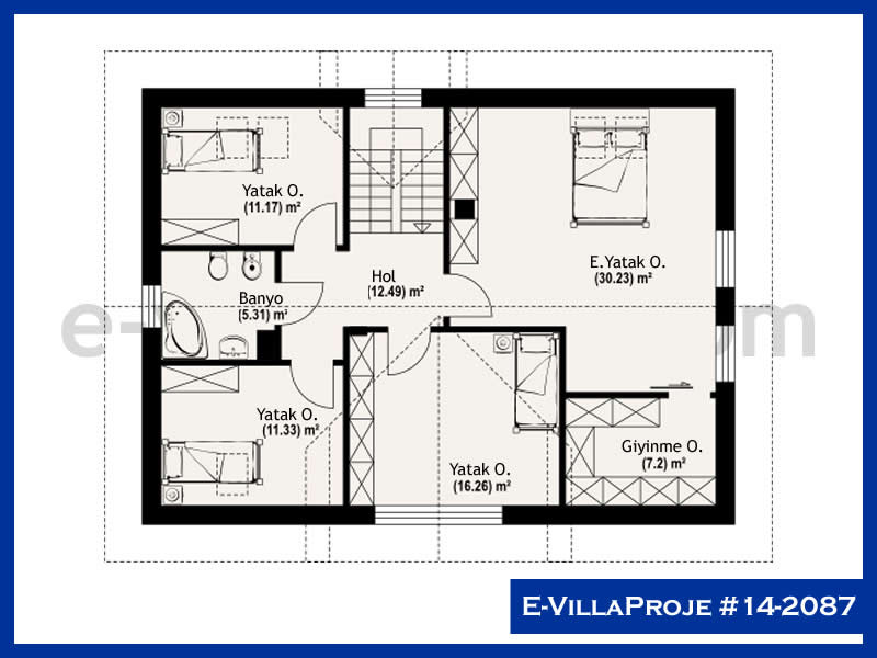 Ev Villa Proje #14 - 2087 Çelik Ev Projesi - Görsel 3