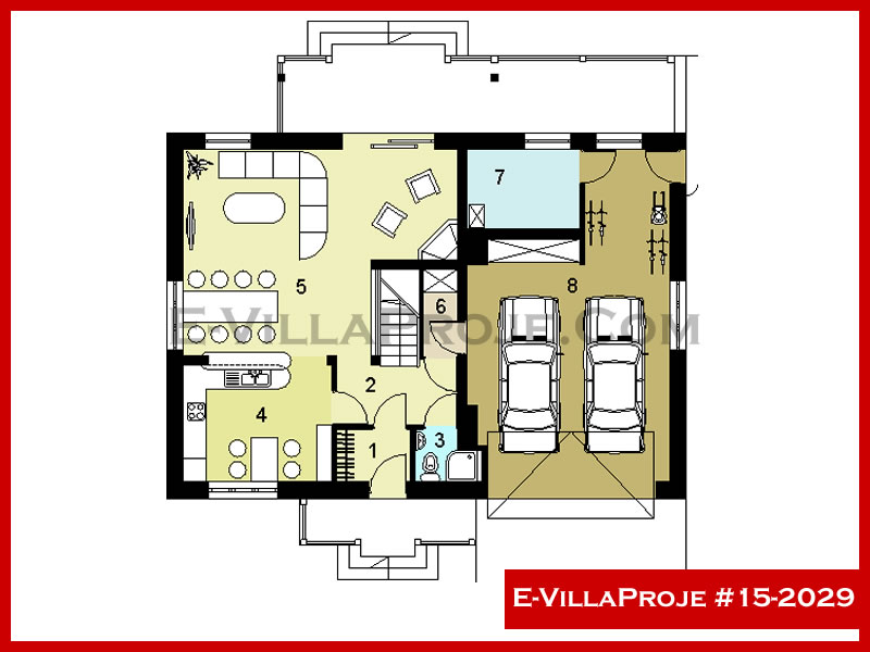Ev Villa Proje #15 - 2029 Çelik Ev Projesi - Görsel 2