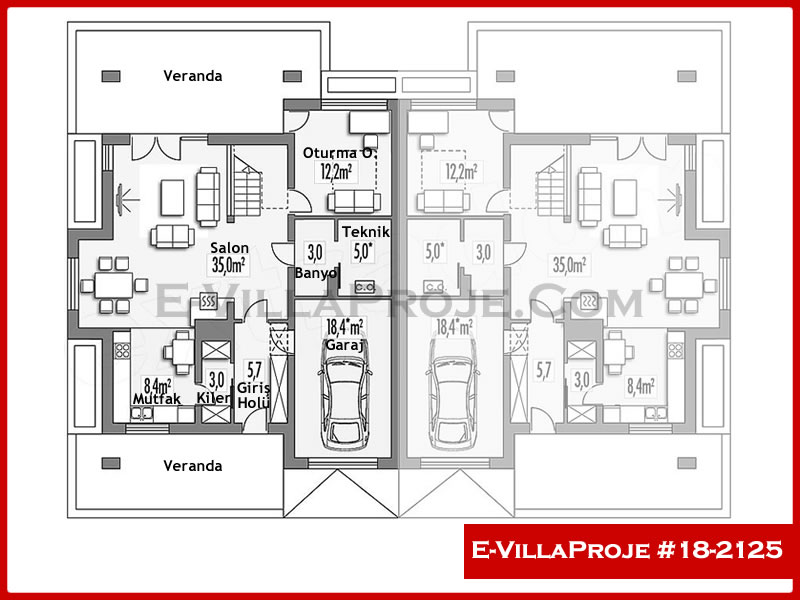 Ev Villa Proje #18 - 2125 Çelik Ev Projesi - Görsel 2