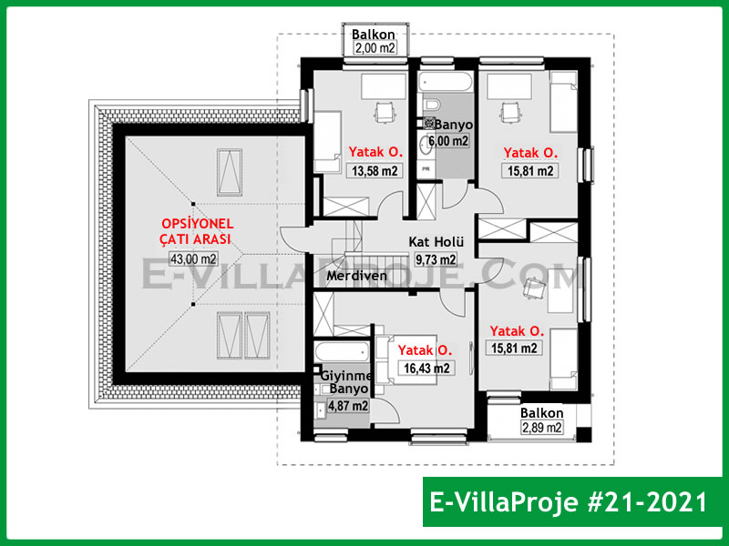 Ev Villa Proje #21 - 2021 Çelik Ev Projesi - Görsel 3