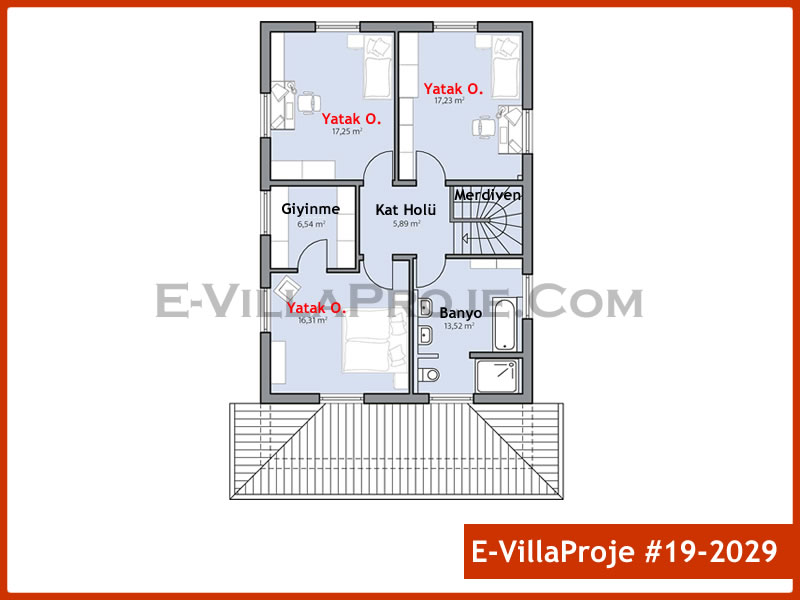 Ev Villa Proje #19 - 2029 Çelik Ev Projesi - Görsel 3