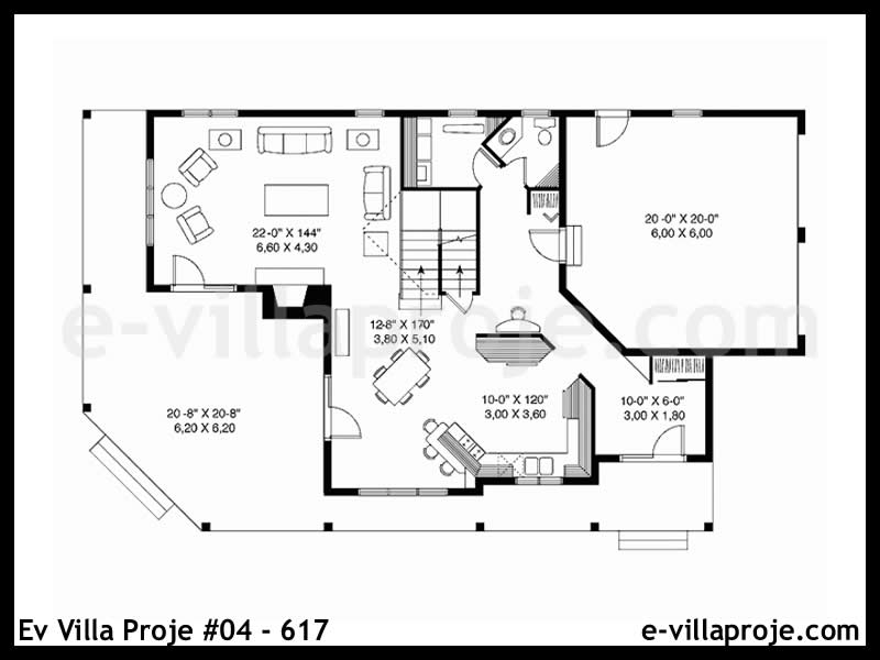 Ev Villa Proje #04 - 617 Çelik Ev Projesi - Görsel 2