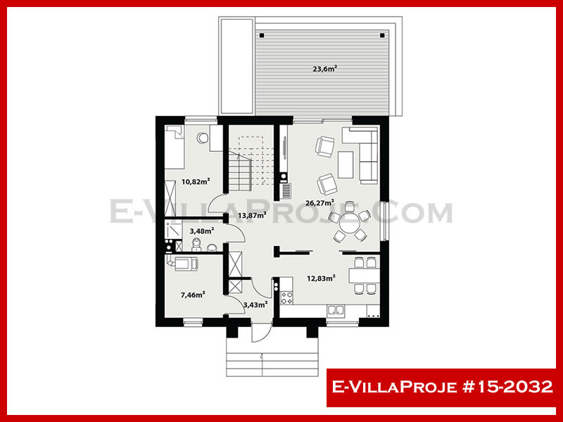 Ev Villa Proje #15 - 2032 Çelik Ev Projesi - Görsel 2