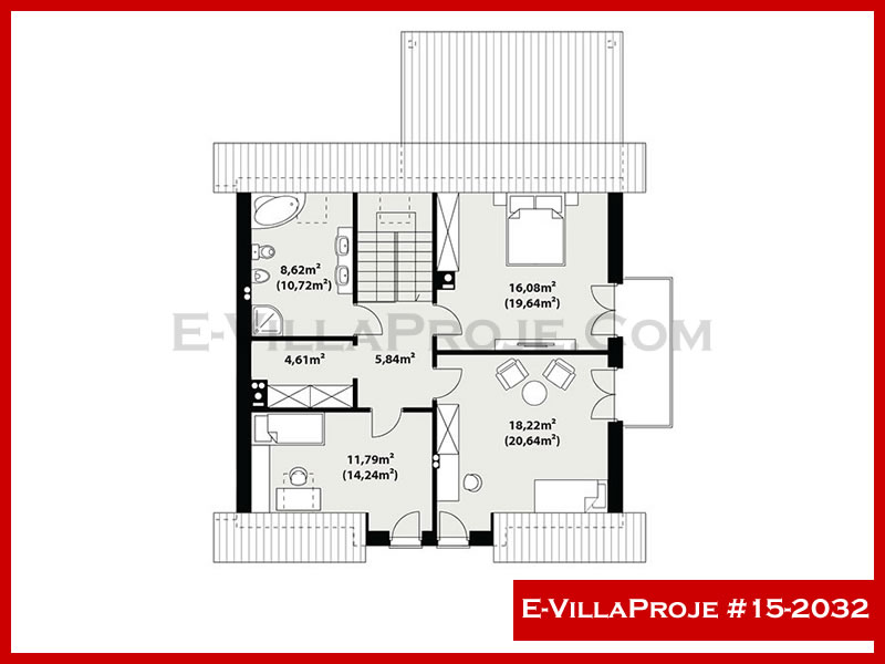 Ev Villa Proje #15 - 2032 Çelik Ev Projesi - Görsel 3