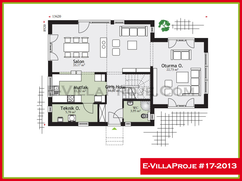 Ev Villa Proje #17 - 2013 Çelik Ev Projesi - Görsel 2