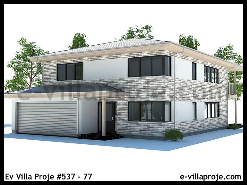 Ev Villa Proje #537 - 77 Çelik Ev Projesi - Görsel 4