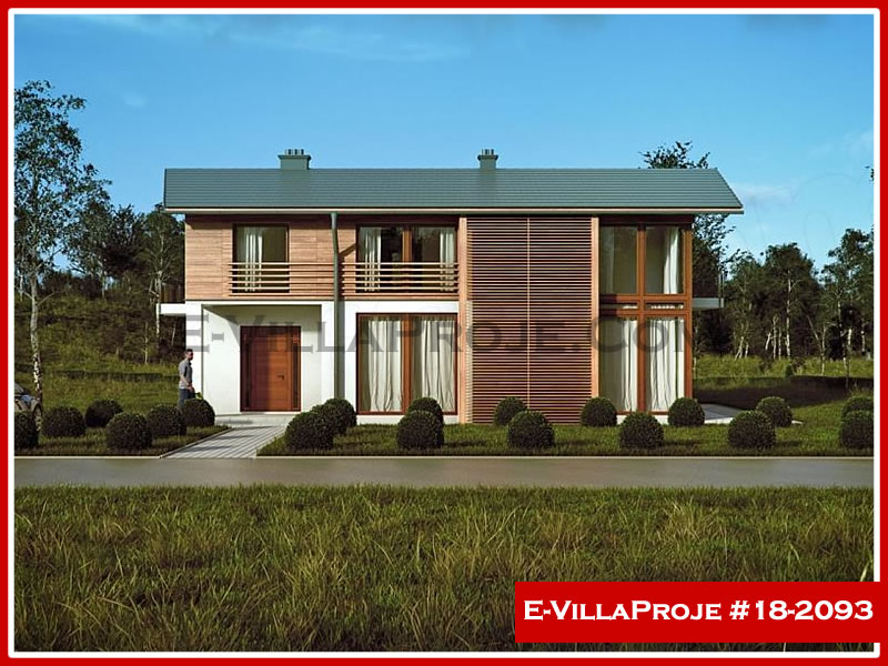 Ev Villa Proje #18 - 2093 Çelik Villa Modeli ve 3D Tasarımı