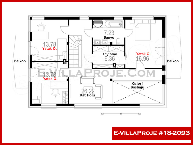 Ev Villa Proje #18 - 2093 Çelik Ev Projesi - Görsel 3