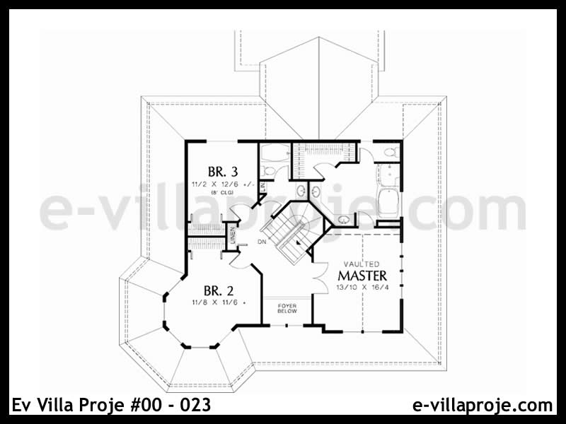 Ev Villa Proje #00 - 023 Çelik Ev Projesi - Görsel 3