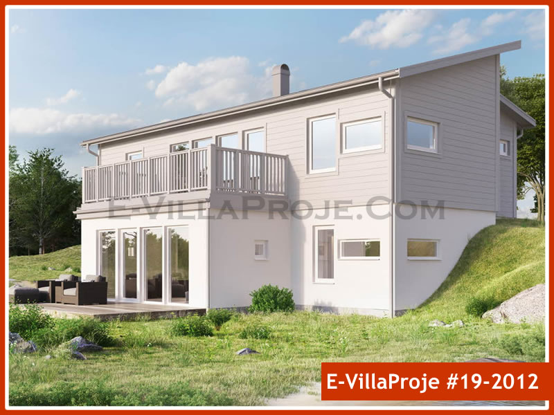Ev Villa Proje #19 - 2012 Çelik Villa Projesi 3D Mimari Tasarımı