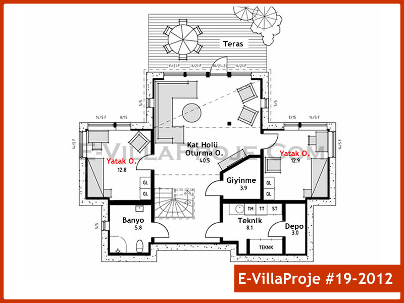 Ev Villa Proje #19 - 2012 Çelik Ev Projesi - Görsel 5