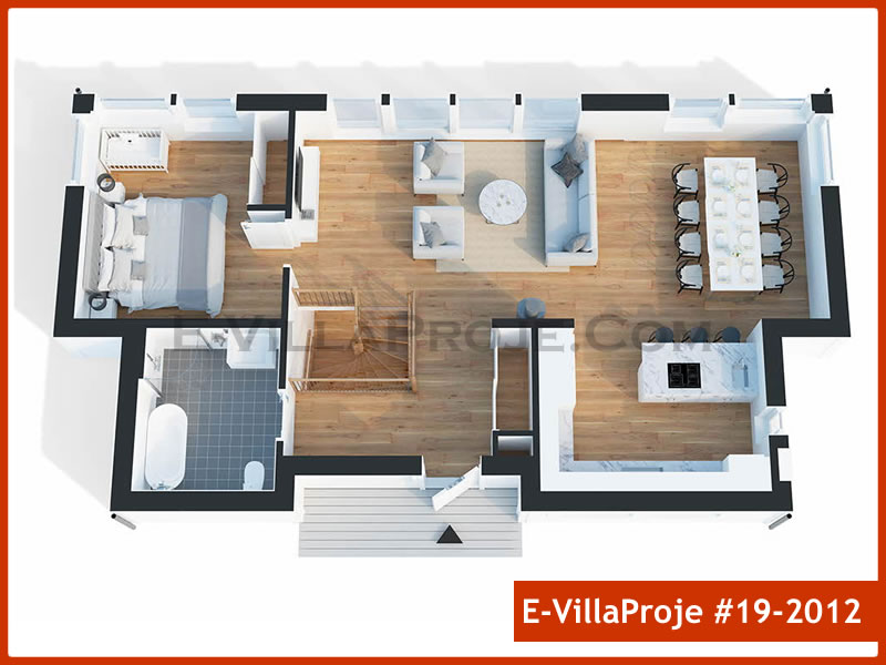 Ev Villa Proje #19 - 2012 Çelik Ev Projesi - Görsel 3