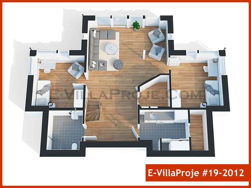 Ev Villa Proje #19 - 2012 Çelik Ev Projesi - Görsel 4