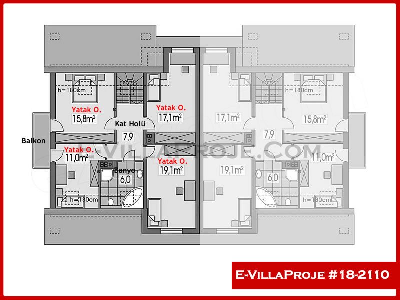 Ev Villa Proje #18 - 2110 Çelik Ev Projesi - Görsel 3