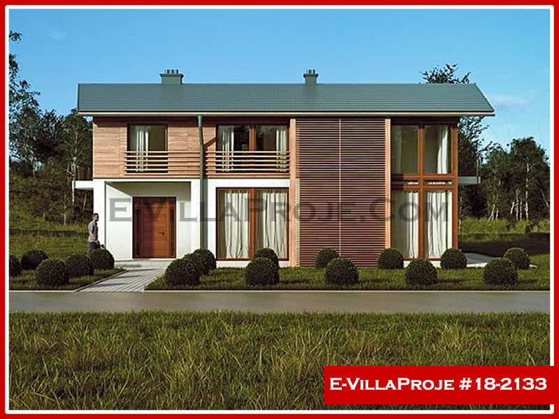 Ev Villa Proje #18 - 2133 Çelik Villa Modeli ve 3D Tasarımı