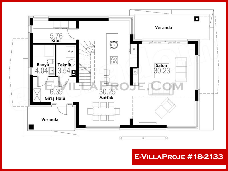 Ev Villa Proje #18 - 2133 Çelik Ev Projesi - Görsel 2