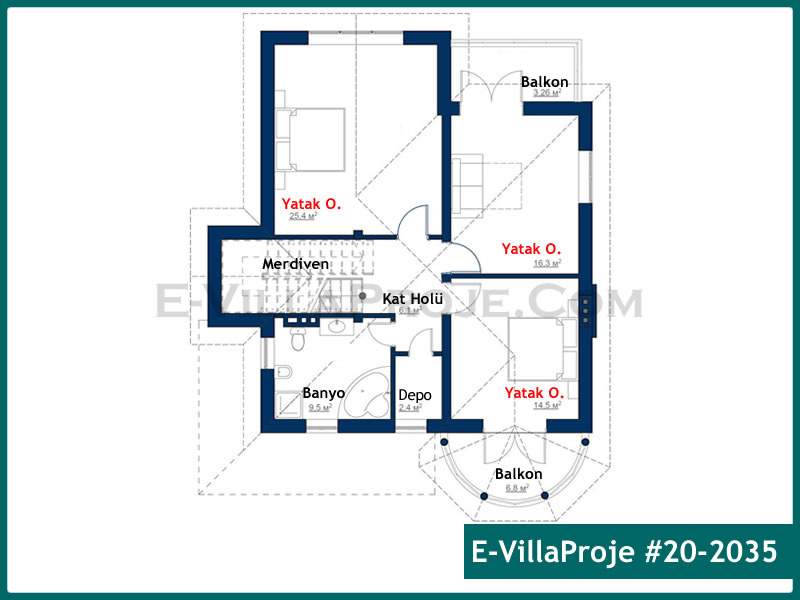 Ev Villa Proje #20 - 2035 Çelik Ev Projesi - Görsel 3