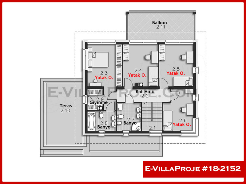 Ev Villa Proje #18 - 2152 Çelik Ev Projesi - Görsel 3