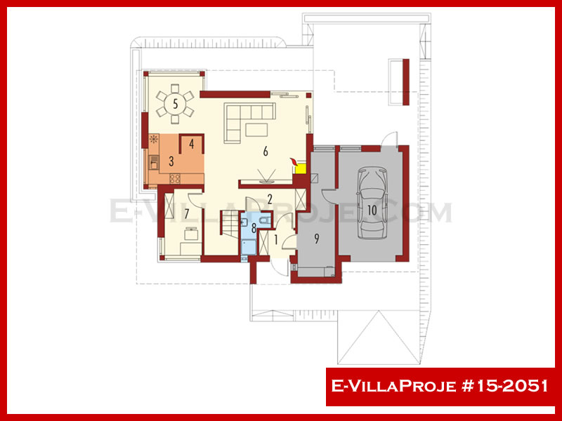 Ev Villa Proje #15 - 2051 Çelik Ev Projesi - Görsel 2