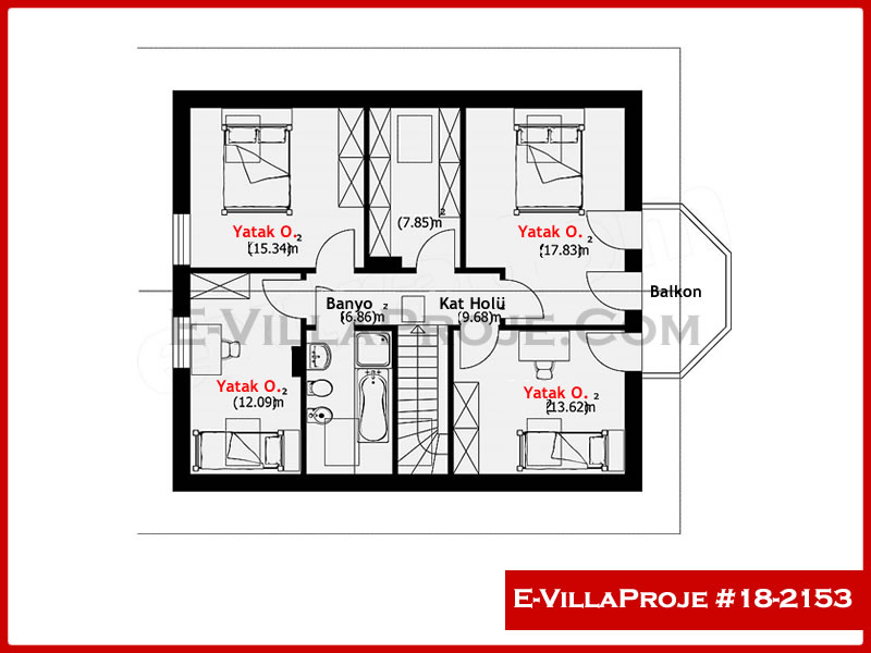 Ev Villa Proje #18 - 2153 Çelik Ev Projesi - Görsel 3