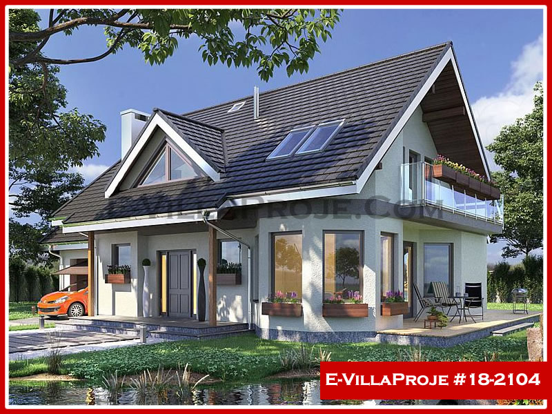 Ev Villa Proje #18 - 2104 Çelik Villa Modeli ve 3D Tasarımı