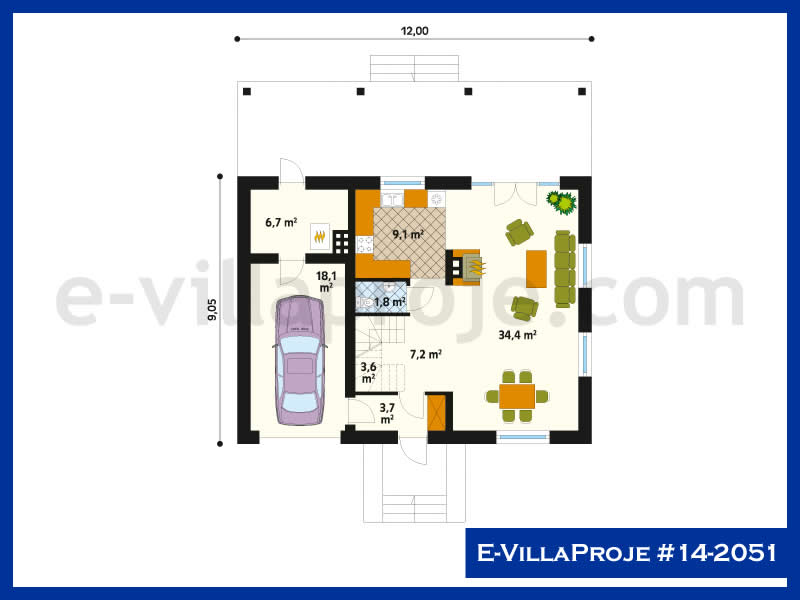 Ev Villa Proje #14 - 2051 Çelik Ev Projesi - Görsel 2