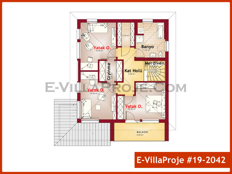 Ev Villa Proje #19 - 2042 Çelik Ev Projesi - Görsel 3