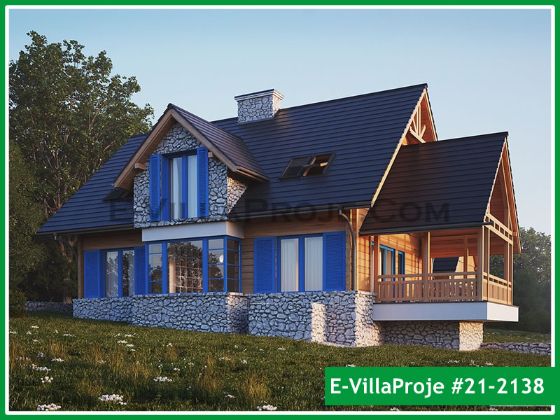 Ev Villa Proje #21 - 2138 Çelik Villa Modeli ve 3D Tasarımı