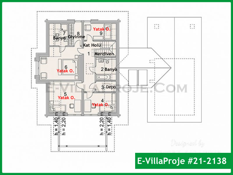 Ev Villa Proje #21 - 2138 Çelik Ev Projesi - Görsel 3