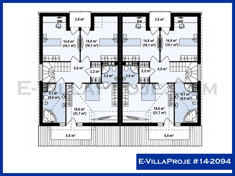 Ev Villa Proje #14 - 2094 Çelik Ev Projesi - Görsel 3