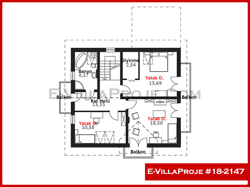 Ev Villa Proje #18 - 2147 Çelik Ev Projesi - Görsel 3